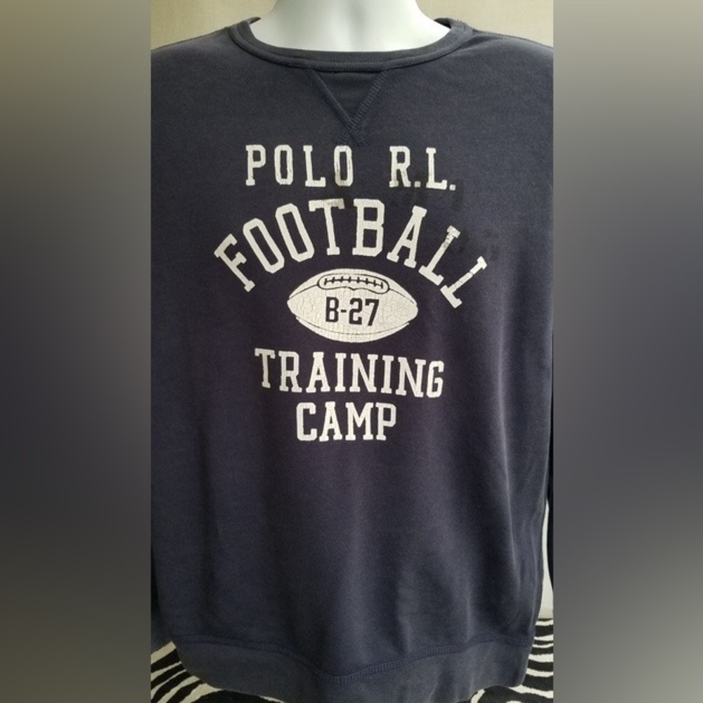 New Boy's Polo by Ralph Lauren Crewneck Long Sleeve Sweatshirt
